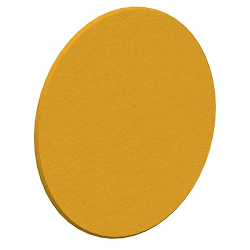 Fiord12 Acoustic Wall Tile Round 600mm Yellow