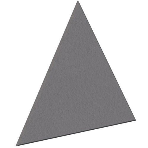 Fiord12 Acoustic Wall Tile Triangle 300x300mm Grey