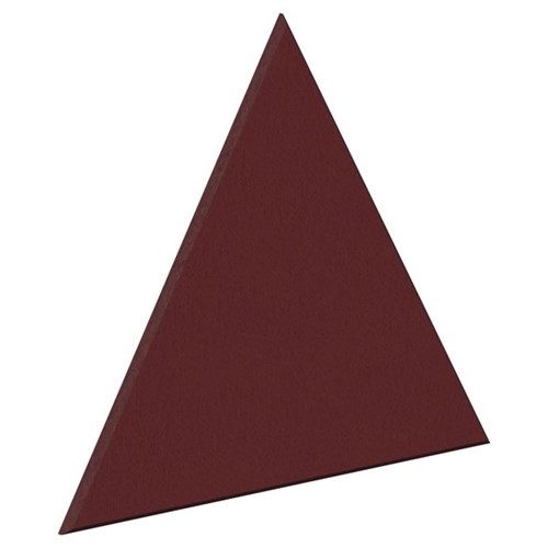 Fiord12 Acoustic Wall Tile Triangle 600x600mm Maroon