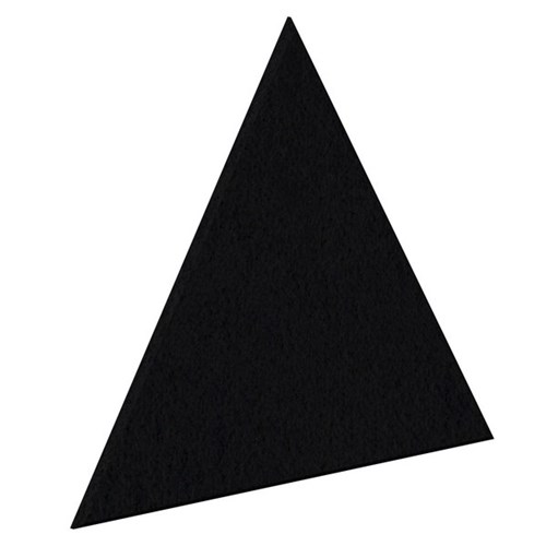 Fiord12 Acoustic Wall Tile Triangle 600x600mm Black