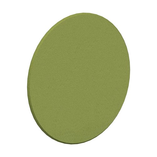 Fiord12 Acoustic Wall Tile Round 400mm Banana Green