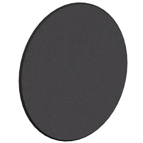 Fiord12 Acoustic Wall Tile Round 400mm Charcoal Grey