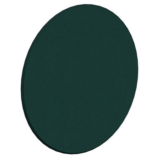 Fiord12 Acoustic Wall Tile Round 400mm Peacock Green