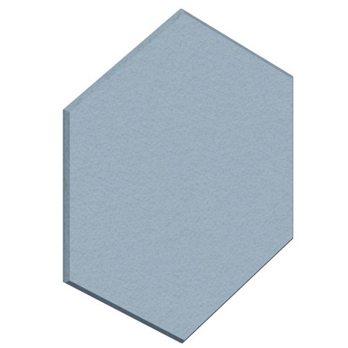 Fiord12 Acoustic Wall Tile Hexagon 600x520mm Pacific Blue