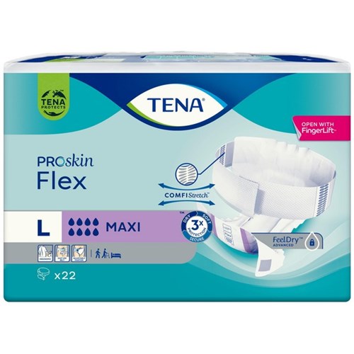 TENA ProSkin Flex Maxi Continence Briefs Unisex Large, Carton of 3