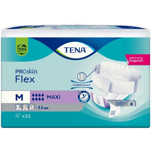 TENA ProSkin Flex Maxi Continence Briefs Unisex Medium, Carton of 3