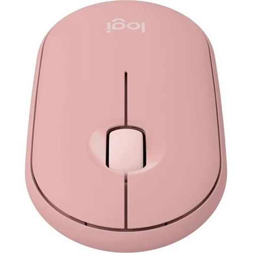 Logitech M350S Pebble 2 Wireless Bluetooth Slim Mouse Tonal Rose