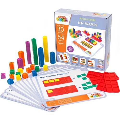 Junior Learning Math Cubes Build & Learn Ten Frames