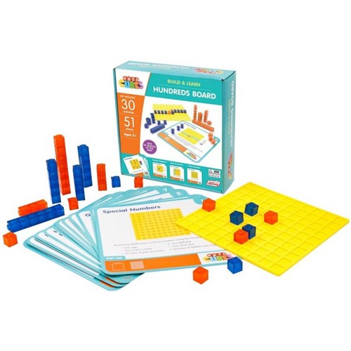 Junior Learning Math Cubes Build & Learn Hundreds Board