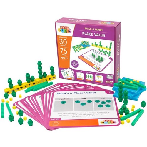 Junior Learning Math Cubes Build & Learn Place Value