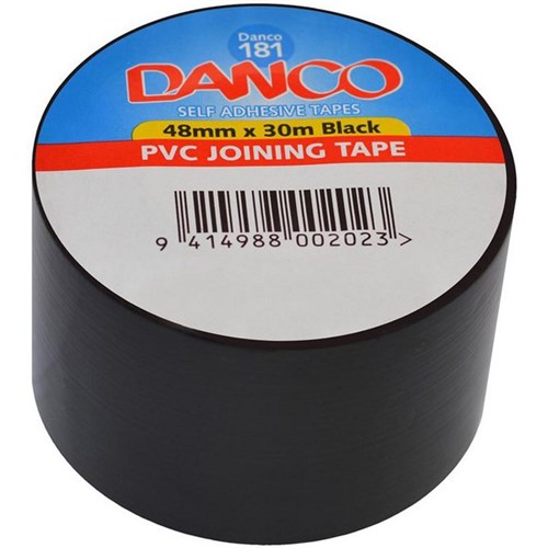 Danco 181 PVC Film Joining Tape 48mm x 30m Black