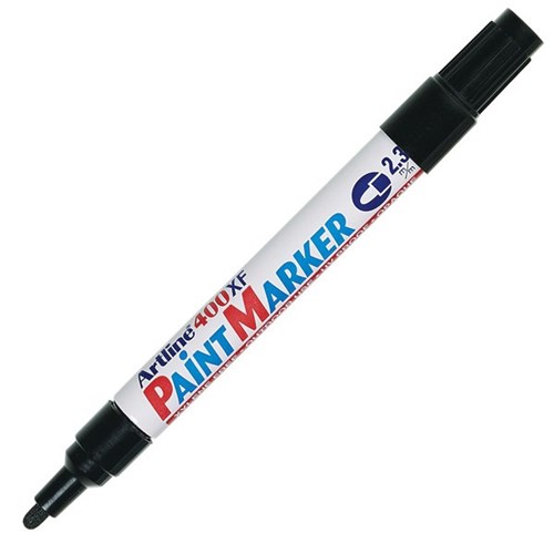 Artline 400XF Black Paint Marker Medium Tip