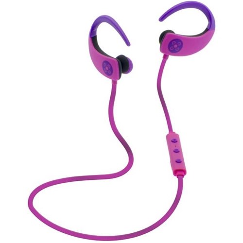 Moki Octane Bluetooth Earphones Pink