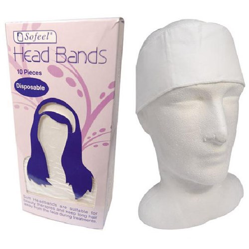 Sofeel Head Band White, Pack of 10
