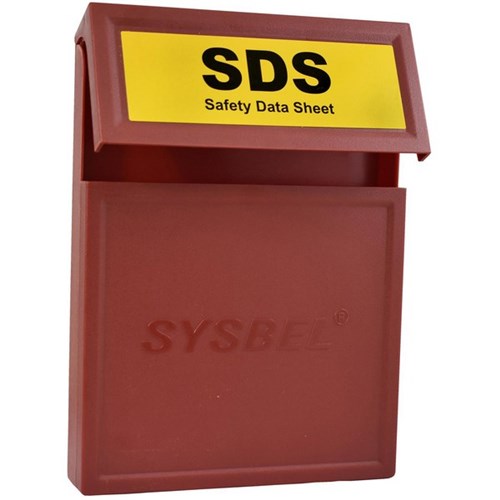 Dalton Safety Data Sheet Folder Moulded Plastic Red