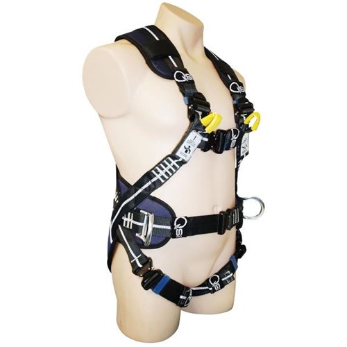 QSI Full Body Premium Safety Harness With Padded Waist Belt SBE52