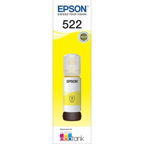 Epson T522 EcoTank Yellow Ink Bottle C13T00M492