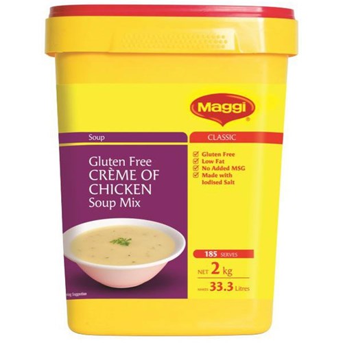 Maggi Gluten Free Soup Cream Of Chicken 2kg