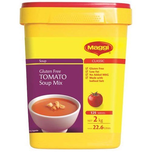 Maggi Gluten Free Soup Tomato 2kg