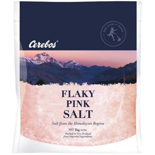 Cerebos Greggs Himalayan Flaky Pink Salt 1kg OfficeMax NZ