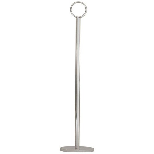 Trenton Ring Style Table Number Stand Stainless Steel 300mm