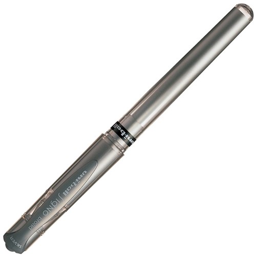 uni-ball Signo UM-153 Broad Silver Rollerball Pen 1.0mm Medium Tip