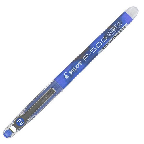 Pilot P500 Blue Rollerball Pen 0.5mm Extra Fine Tip