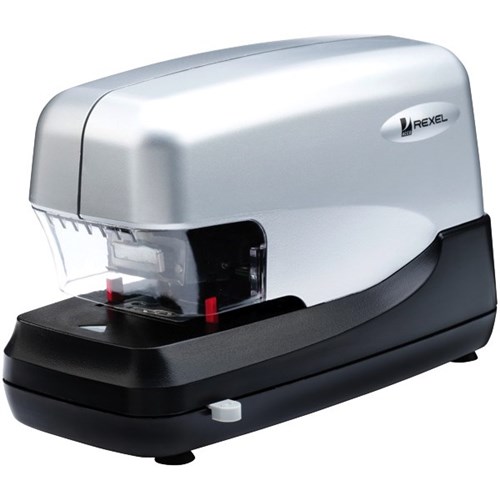 Rexel Stella 70 Electric Stapler 70 Sheet Silver & Black | OfficeMax NZ