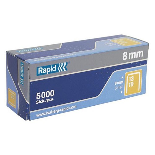 Rapid Staples 13/8 8mm, Pack of 5000