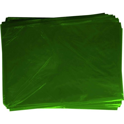 OfficeMax Cellophane 750x1000mm Green, Pack of 25