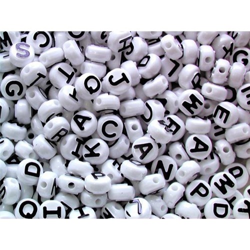 Pony Alphabet Beads Assorted, Pack of 350