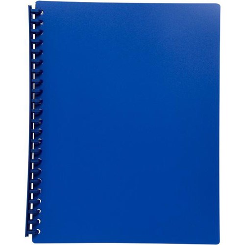 OfficeMax A4 Refillable Display Book 40 Pocket Blue