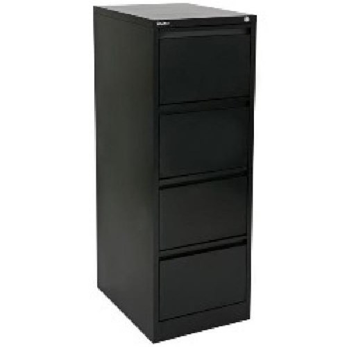 Proceed Commercial Filing Cabinet 4 Drawer Black
