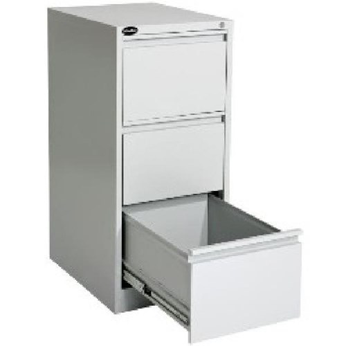 Proceed Commercial Filing Cabinet 3 Drawer Grey