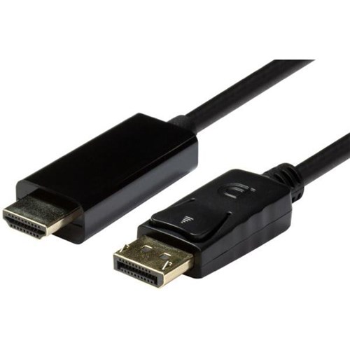 Dynamix DisplayPort 1.2 to HDMI 1.4 Monitor Converter Cable Black 1 Metre