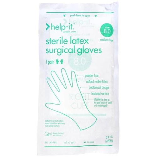 Help-It First Aid Gloves Medium/Large, Pair