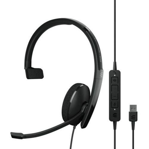 EPOS Sennheiser Adapt 130T USB II MS Wired Monaural Headset