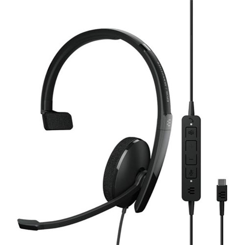EPOS Sennheiser Adapt 130T USB-C II MS Wired Monaural Headset