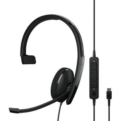 EPOS Sennheiser Adapt 130 USB-C II UC Wired Monaural Headset