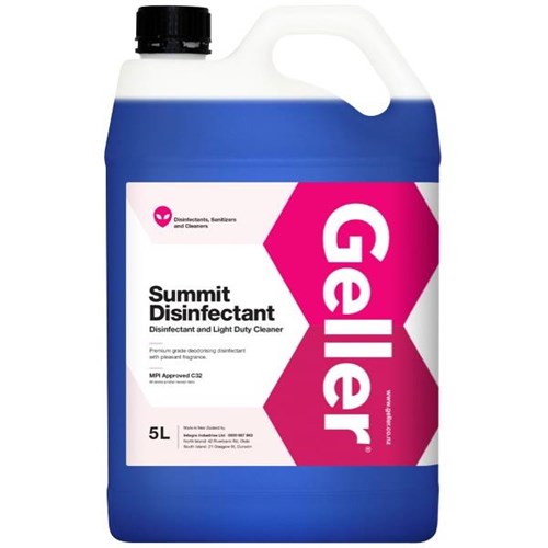 Geller Summit Disinfectant Cleaner 5L