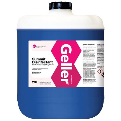 Geller Summit Disinfectant Cleaner 20L