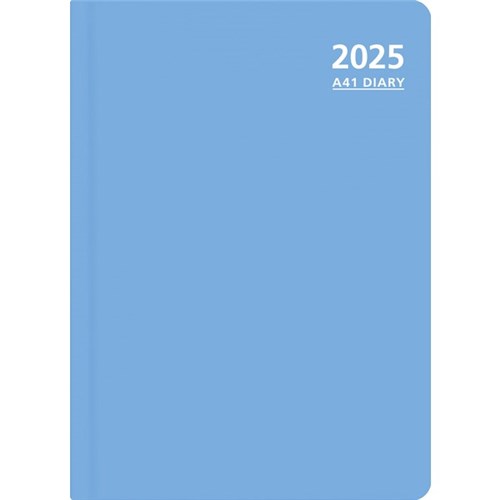 OfficeMax A41 1/2 Hour Appointment Diary A4 1 Day Per Page 2025 Blue