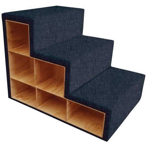 Faze 3 Step Seating & Storage Keylargo Fabric/Navy