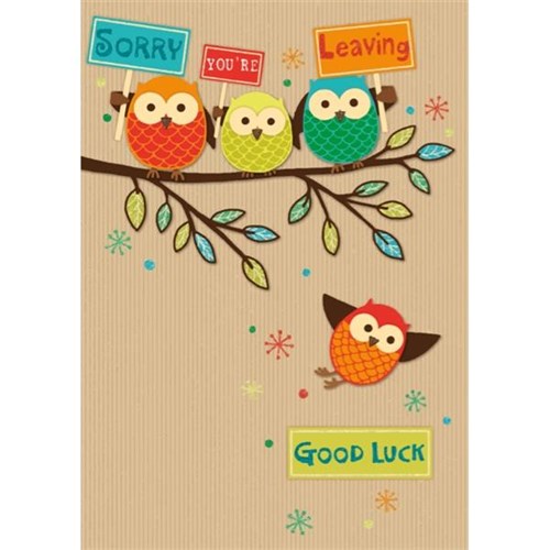 CCC A4 Farewell & Leaving Greeting Card