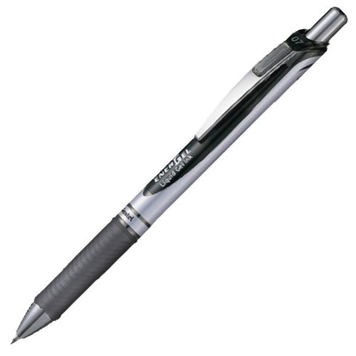 Pentel BL77A Energel Deluxe Black Rollerball Pen Medium Tip | OfficeMax NZ