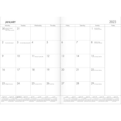 Collins Diary Planner A4 Month To View 2023 Frame Date Officemax Nz