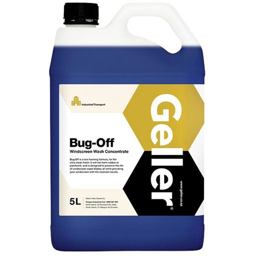 Geller Bug Off Windscreen Cleaner Concentrate 5L