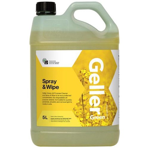 Geller Green Multipurpose Spray & Wipe Cleaner 5L