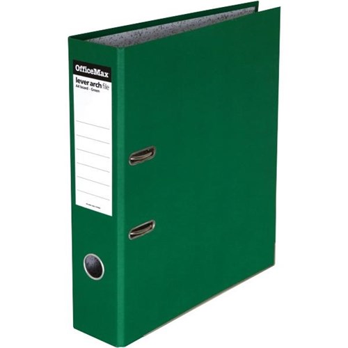 OfficeMax Lever Arch Board File A4 Green