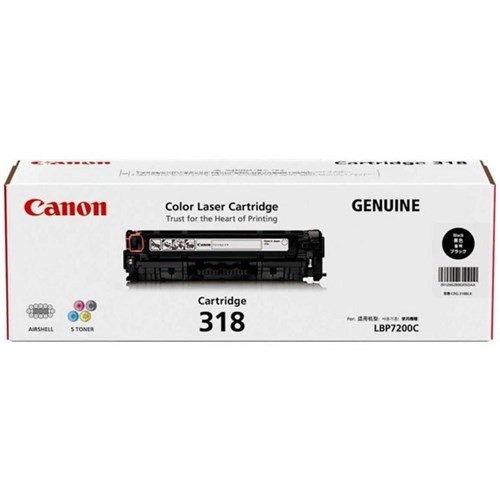 Canon CART318BK Black Laser Toner Cartridge
